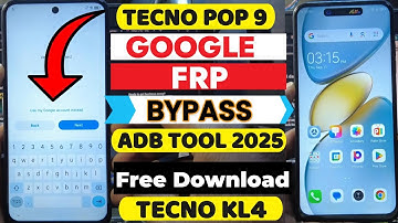 New Tecno POP 9 Google FRP Bypass. Settings | Apps Can