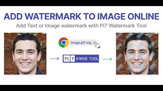 Add watermark to photos Online (Mobile | PC)