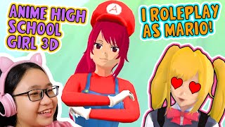 Anime High School Girl 3D - I'm Mario!!! screenshot 4