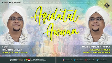 🔴 LIVE | Majlis Aqidahtu Awwam | Masjid At Taubah - Jl. Rawajati Timur II Kalibata | 11 Sept 2023