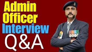 Top 25 Admin Officer Interview Questions and Answers