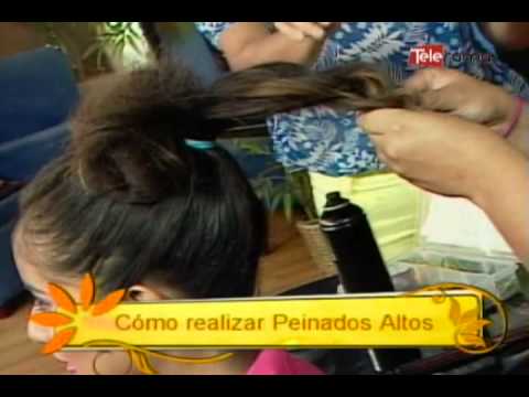 Cómo realizar peinados altos