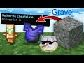 Minecraft but gravel gives op items @Bihari_Gamer_18