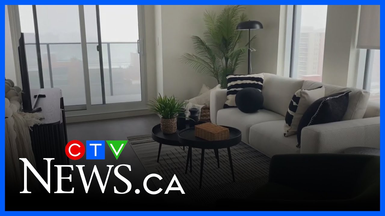 Tenants moving into new downtown Edmonton apartment