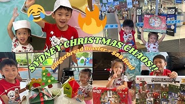 Sydney Christmas CHAOS! Gingerbread Disaster → McDonald’s Toys!→ $88 Advent Calendar Haul