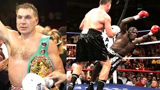 Knockout of the Decade! The most amazing KO in boxing! Maskaev knocked Rahman out of the ring!