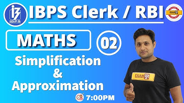 CLASS 02 || IBPS Clerk / RBI || MATHS || By Manjeet Sir || Simplification & Approximation