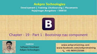 Bootstrap Chapter 19 -  Bootstrap nav component Part 1 Profile