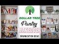 DOLLAR TREE PANTRY ORGANIZATION IDEAS - SMALL PANTRY ORGANIZING! | Clean with me 2019