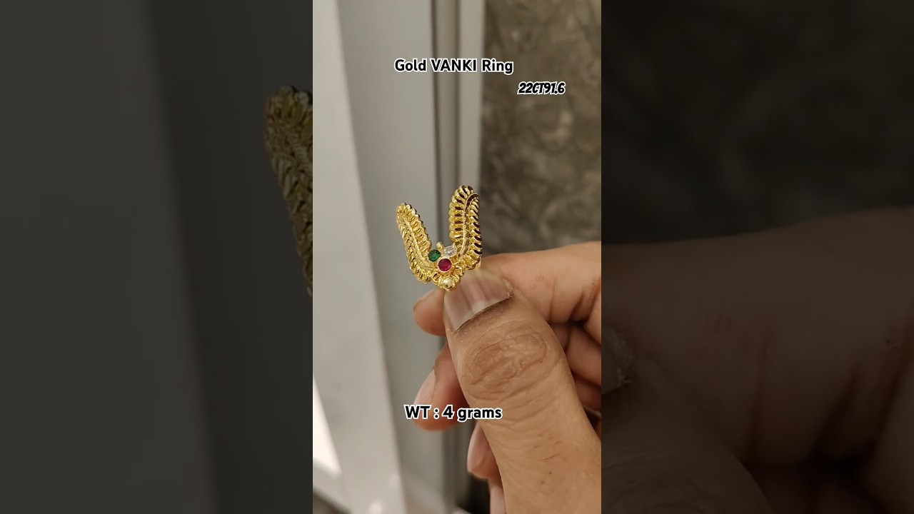 GOLD Vanki Ring 22karat pure gold latest design
