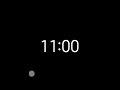 11 Minute Focus Timer | Minimal Black Screen ⏱️
