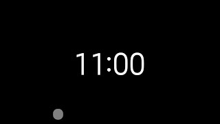 11 Minute Focus Timer | Minimal Black Screen ⏱️