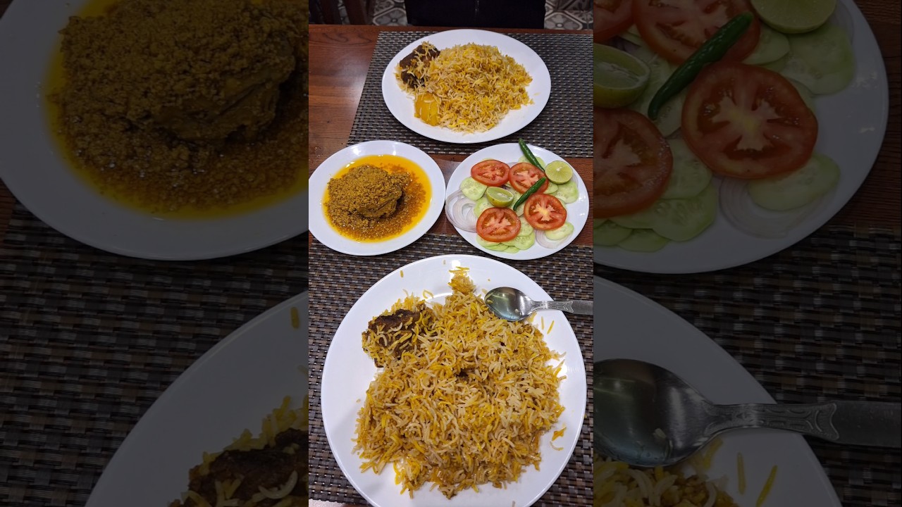 Baig Sahab's Biriyani & Chanp #kolkata #shorts #trending #restaurant