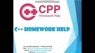 CPP Homework Help