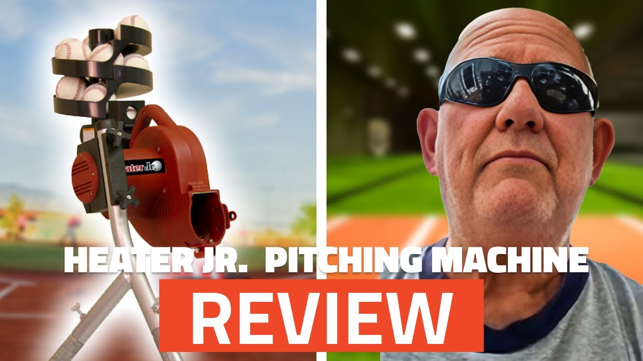 Heater Jr. Pitching Machine Review - Anytime Baseball Supply - YouTube