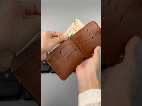 Гаманець шкіряний  DELI Card синій, видео 1