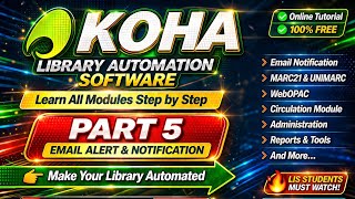Email Alert / Notification Koha Library Automation Software  screenshot 3