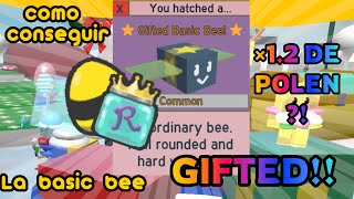 How to get a GIFTED Basic Bee AND Why it's one of the best bees!!! ⭐️🐝 | ElRileyRed 🔴 | BSS