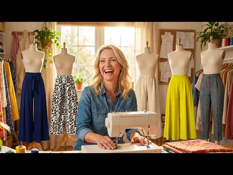 Comfortable and Practical Pants | Easy Cutting and Sewing for Pants Models 👖