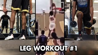 Leg Workout #1 Exercises for Athleticism, Basketball, Sports