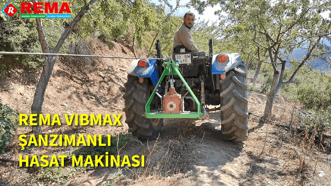 MEYVE HASAT MAKİNASI ŞANZIMANLI HALATLI REMA VIBMAX