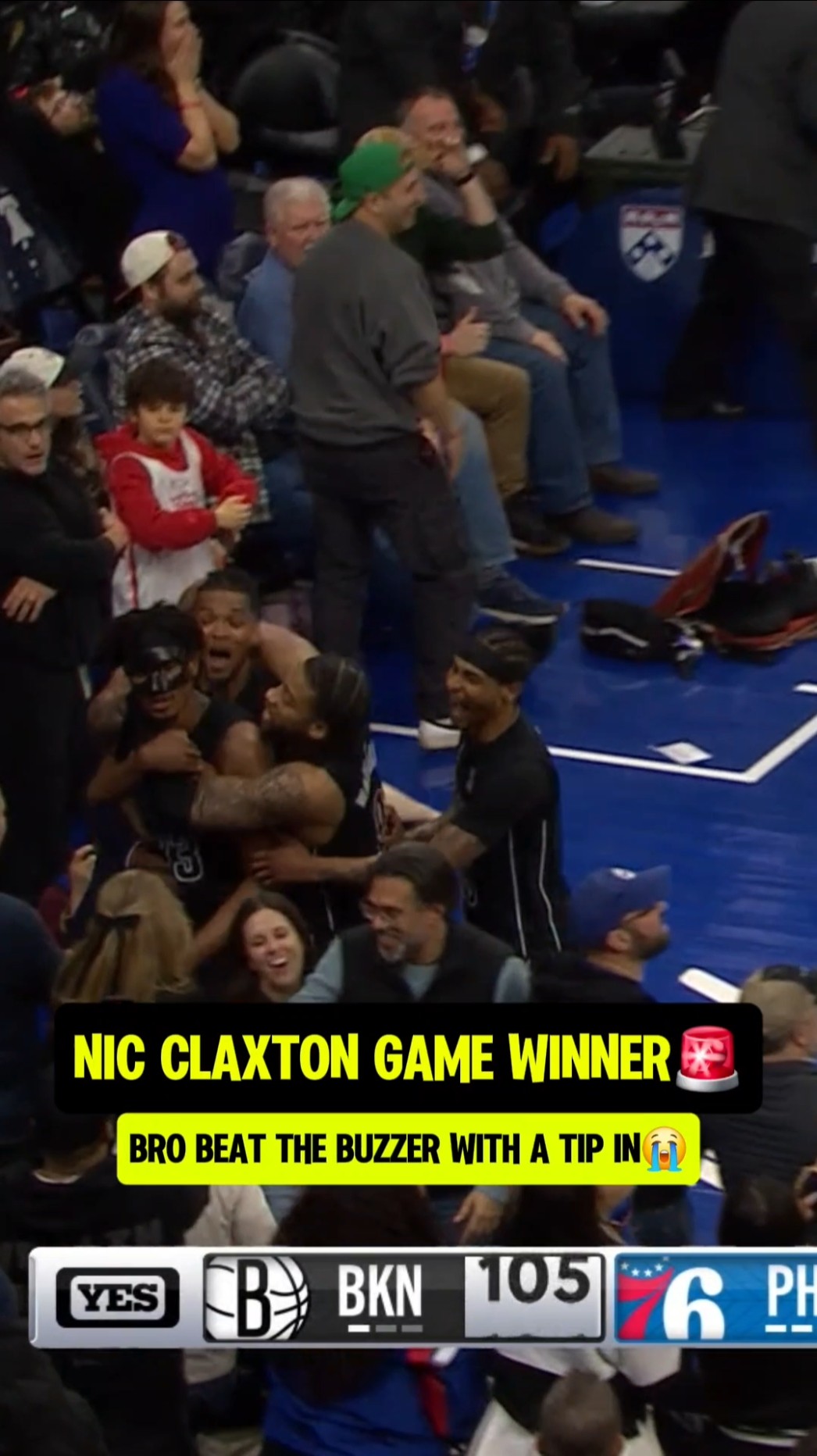 Nets beat the Sixers at the Buzzer?