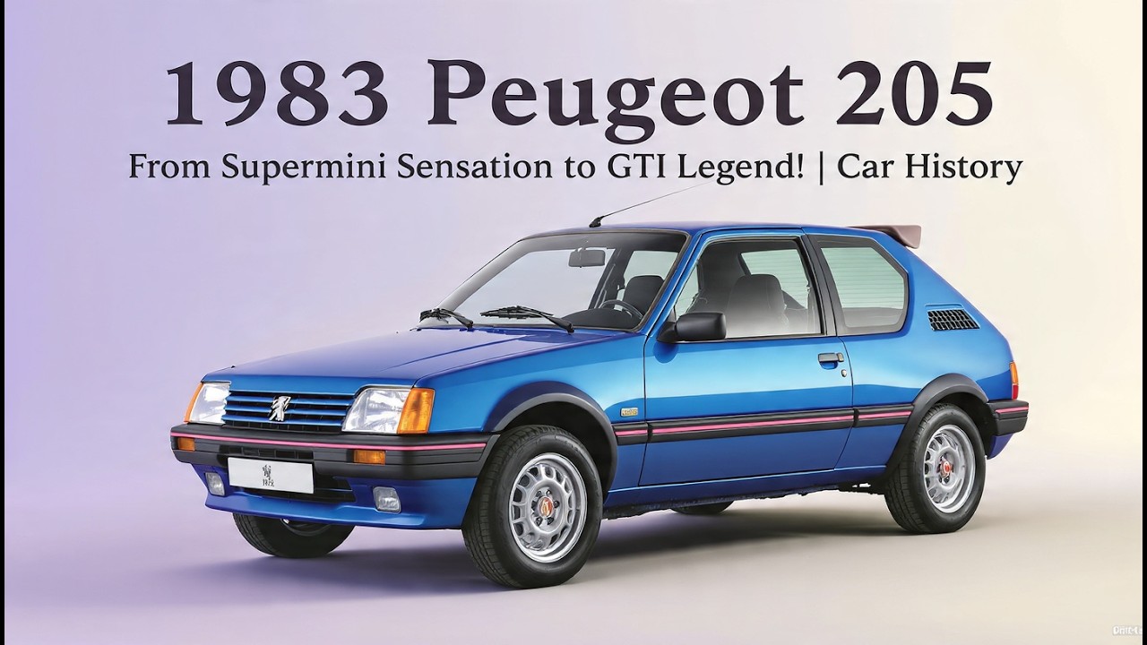 Peugeot 205 1983 года | Французская икона супермини и легендарная революция GTI