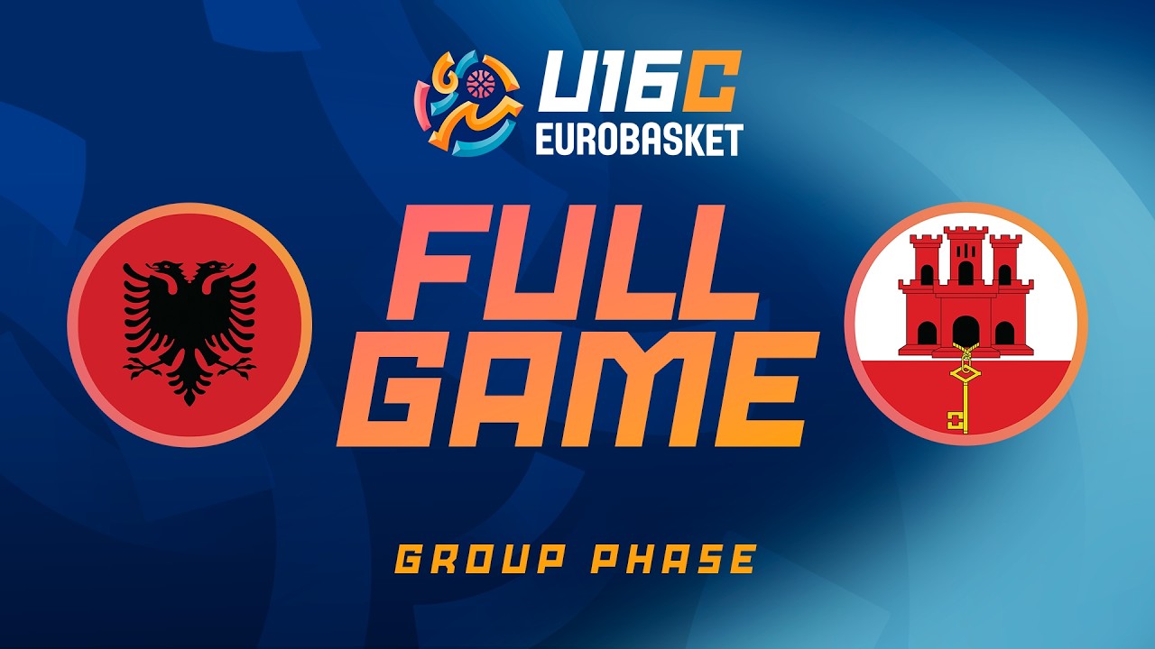 Albania v Gibraltar | Full Basketball Game | FIBA U16 Women's EuroBasket 2026 Division C