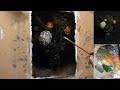 유화로 장미&수국 꽃병 그리기 무편집 Full progress video of how to paint a roses and hydrangea in oil painting.