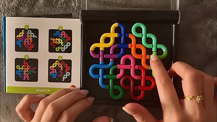 😴 ASMR - Playing IQ Noodles Puzzle (1) - Clicky Whispering