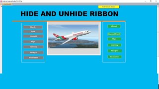 Creating Hide and Unhide Ribbon Buttons in Your Application | Microsoft Access Project