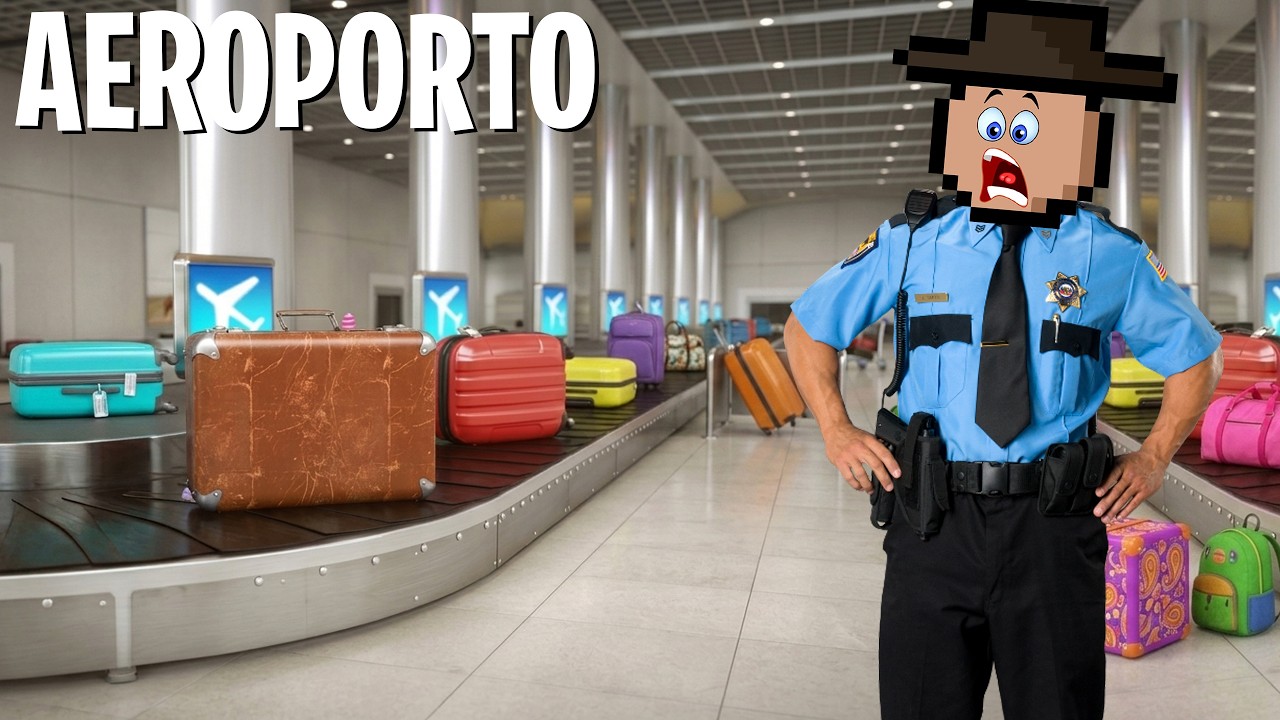 ARRUMEI UM EMPREGO NOVO NO AEROPORTO! (AIRPORT BAGGAGE SIMULATOR)
