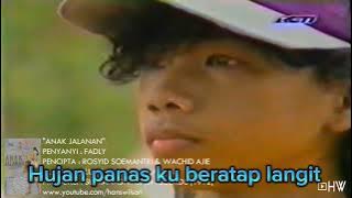 Fadly - Anak Jalanan ( Karaoke HQ )