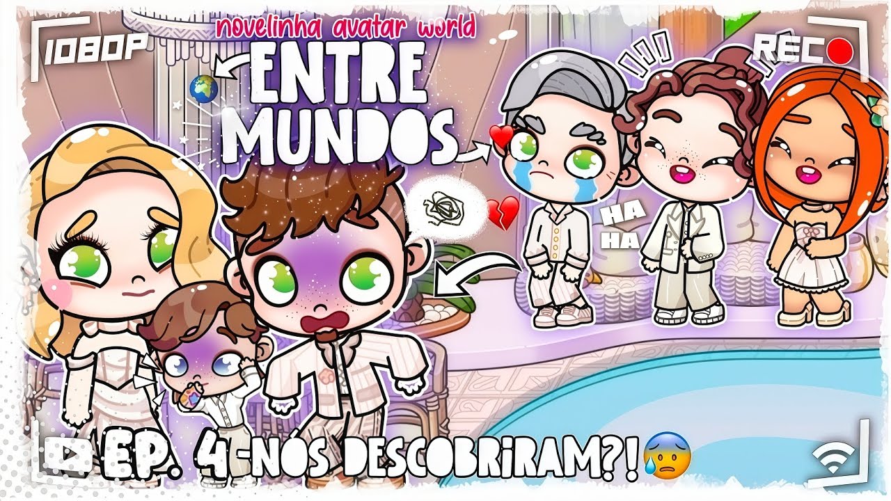 * 🌍👀ENTRE MUNDOS! * | EP.4 NOS DESCOBRIRAM?!😰💔|| *VOICED🎙️* || NOVELINHA AVATAR WORLD (10+)