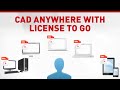 Cad anywhere with licensetogo