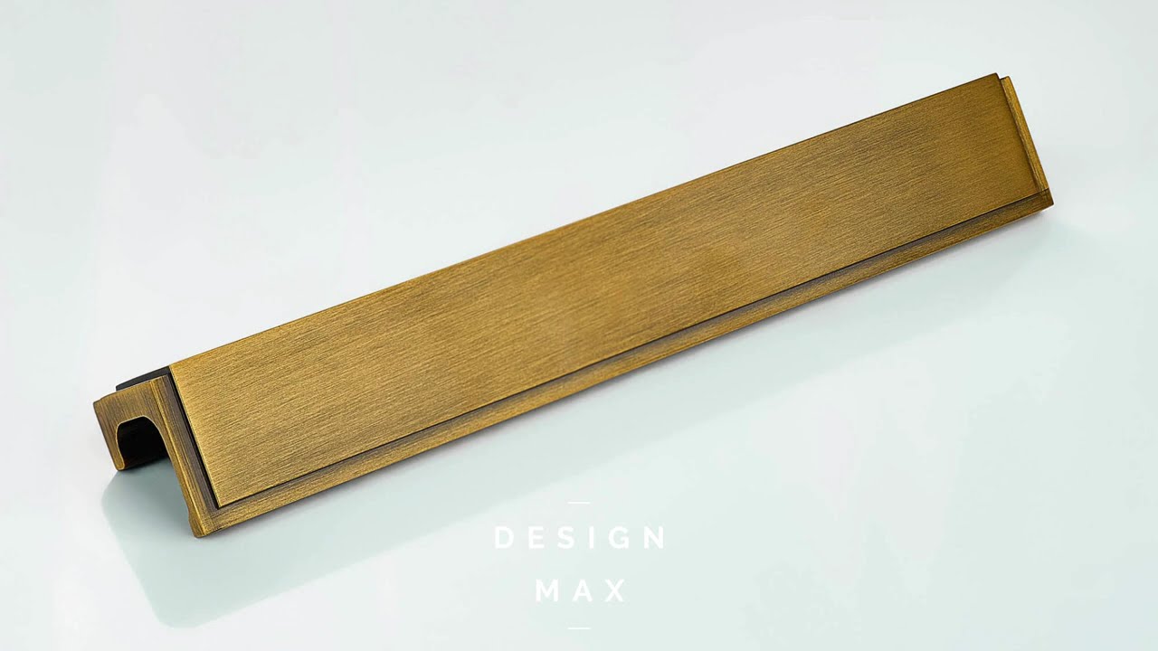 Duro Gold Brass Finger Pulls – Elegant & Durable Cabinet Hardware