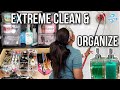 EXTREME BATHROOM DEEP CLEAN & ORGANIZE WITH ME | BATHROOM DECLUTTER | ULTIMATE CLEANING MOTIVATION