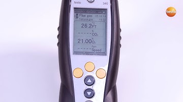 How to - testo 340 - Carrying Out A Measurement