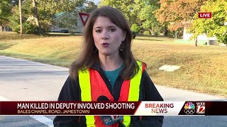 Man killed in deputy-involved shooting in Jamestown