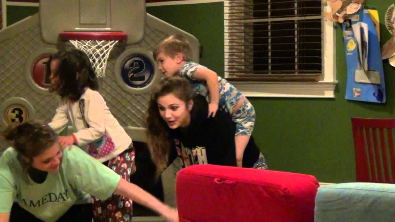 "Playing Horse" with Caitlin and Courtney