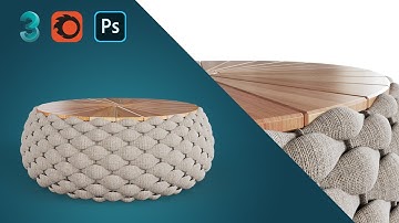 3ds Max - Napoles coffee table - Speed Modeling