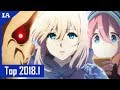 10 MELHORES ANIMES DE 2018 - Parte 1 - Temporada de Inverno