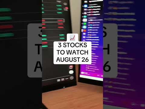 Video preview for 3 STOCKS TO WATCH NOW π AUG 26