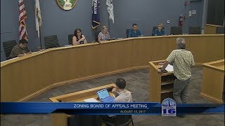 Zoning Board of Appeals Meeting 8/15/2017 Zoning Board of Appeals Meeting 8/15/2017