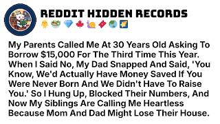Full My Parents Called Me At 30 Years Old Asking To Borrow $15,000 For The Best Reddit Stories Update