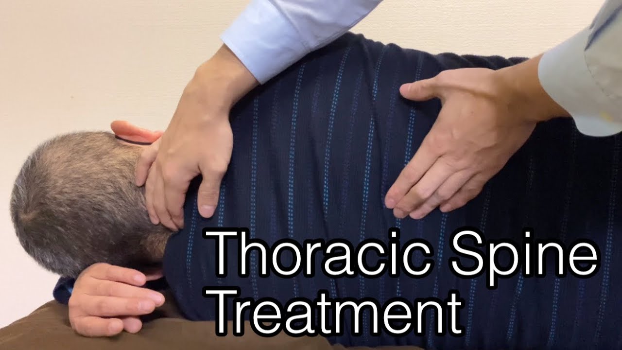 Manual therapy for stiff thoracic spines YouTube