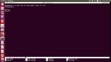 How to using gedit,nano and vi editor into ubuntu