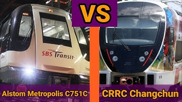 Alstom Metropolis C751C VS CRRC Changchun