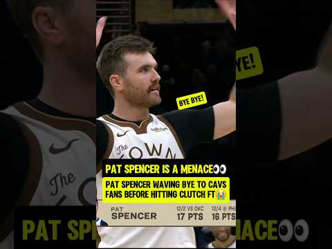 Pat Spencer sent Cavs fans HOME😭