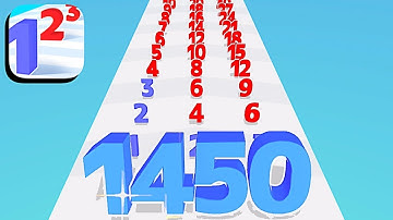 NUMBER MASTER, NOODLE RUN, MERGE JUMP 2048 and other games - Gameplay Walkthrough FOR IOS, Android